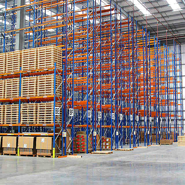 Very Narrow Aisle Pallet Racking ,VNA Racking System For Cold Storage