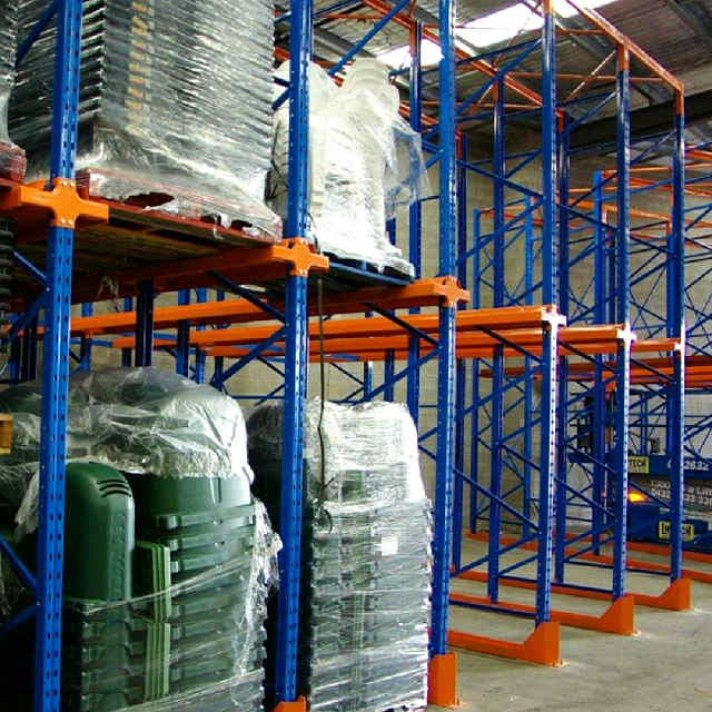 High Capacity Drive-In Pallet Racking for Warehouse