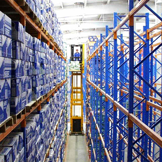 Metal Warehouse Very Narrow Pallet Racking with Guide Rail Buy Metal